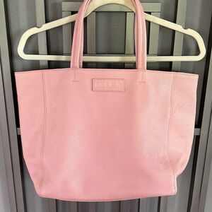 Pink Leather Crossbody Bag
